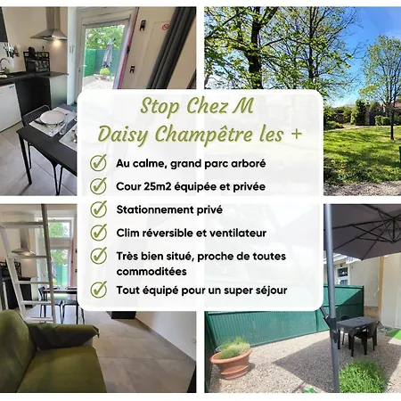 Daisy Champetre #terrasse #clim #parking דירה *