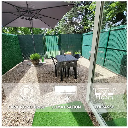 דירה Daisy Champetre #terrasse #clim #parking Irigny